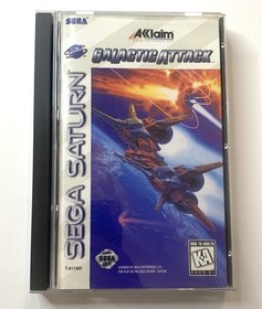 Galactic Attack (Sega Saturn 1995) -  Complete CIB Tested Registration Card