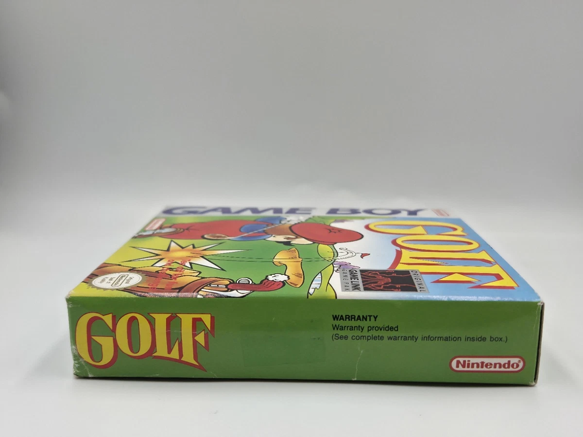 Nintendo Game Boy Classic Juego Golf con EMBALAJE ORIGINAL e Instrucciones APAGADO