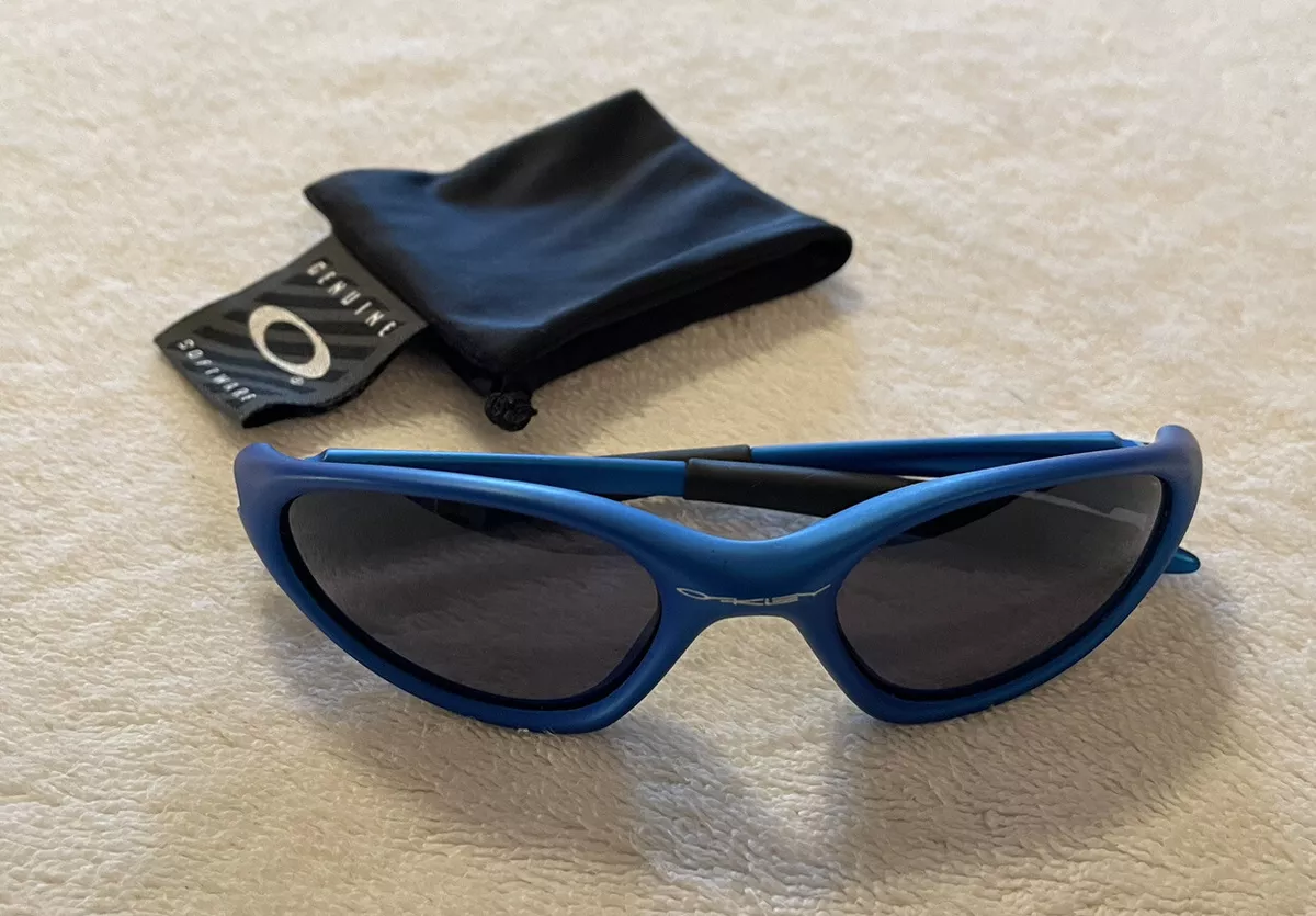 Oakley Minute FMJ Blue Sunglasses - Black Iridium - VERY NICE