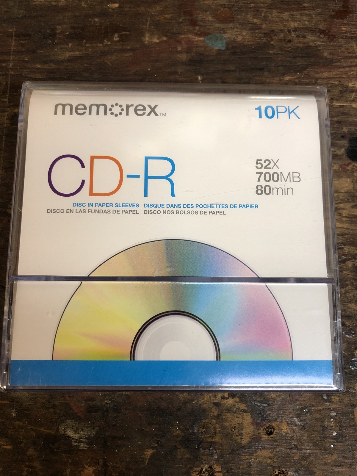 MEMOREX CD-R 10 PACK, 52x, 700MB, 80 Min, 10 Blank CD's | eBay