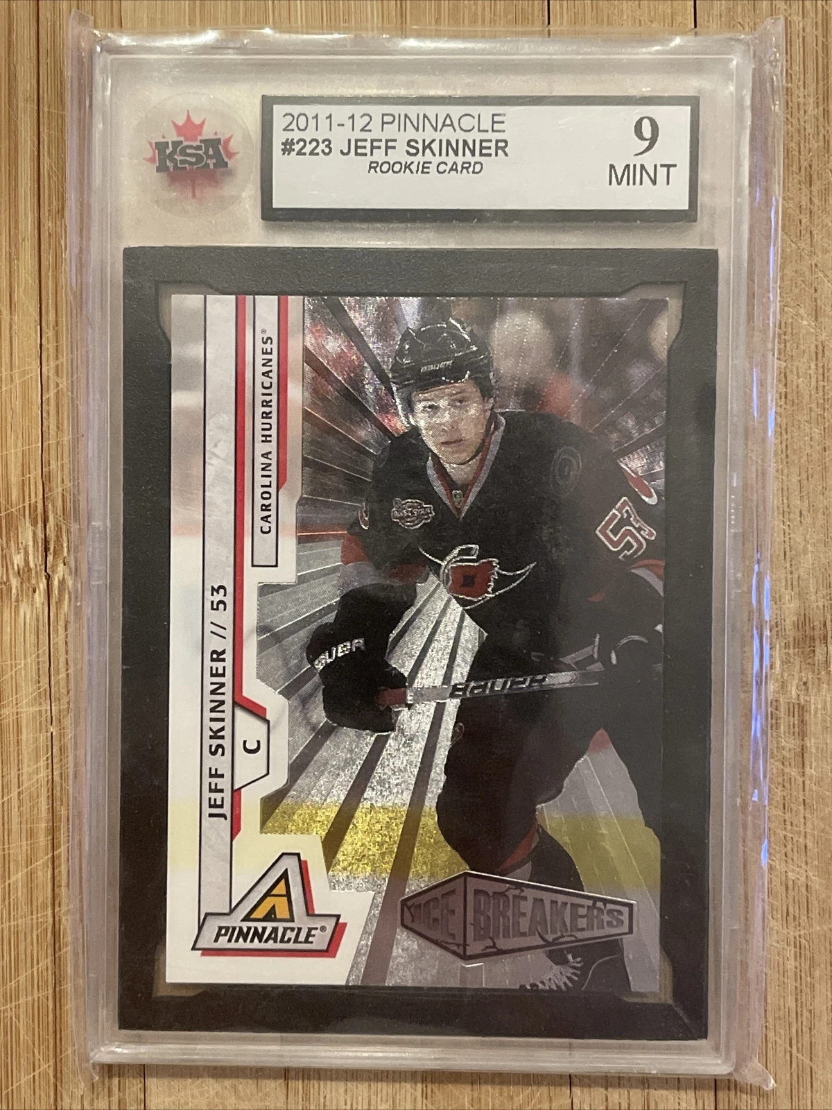 2011-12 Panini Pinnacle Jeff Skinner Ice Breakers Rookie RC #223 KSA 9