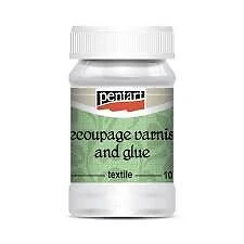 Textile Decoupage Glue 100ml | Pentart | Decoupage Glue for Fabrics