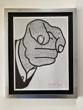 🔥Roy Lichtenstein | Vintage 1970 Signed | Mounted & Framed Offset Lithograph |
