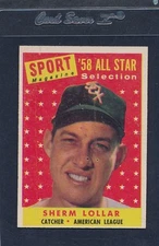 1958 Topps #491 Sherm Lollar All-Star EX 58T491-82515-1
