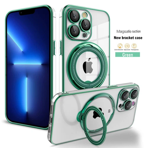 Ring Bracket Magnetic MagSafe Clear Case For iPhone 16 15 Pro Max 14 Plus 13 12 - Bild 18 von 29