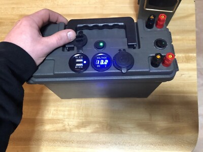 12v POWER BOX Lights USB Charger Ice Fishing Kayaking Camping Emergency Power | eBay 12v POWER BOX Lights USB Charger Ice Fishing Kayaking Camping Emergency Power | eBay
