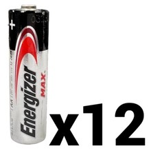 12 TWELVE NEW ENERGIZER MAX AA E91 DOUBLE A ALKALINE EXP 2035