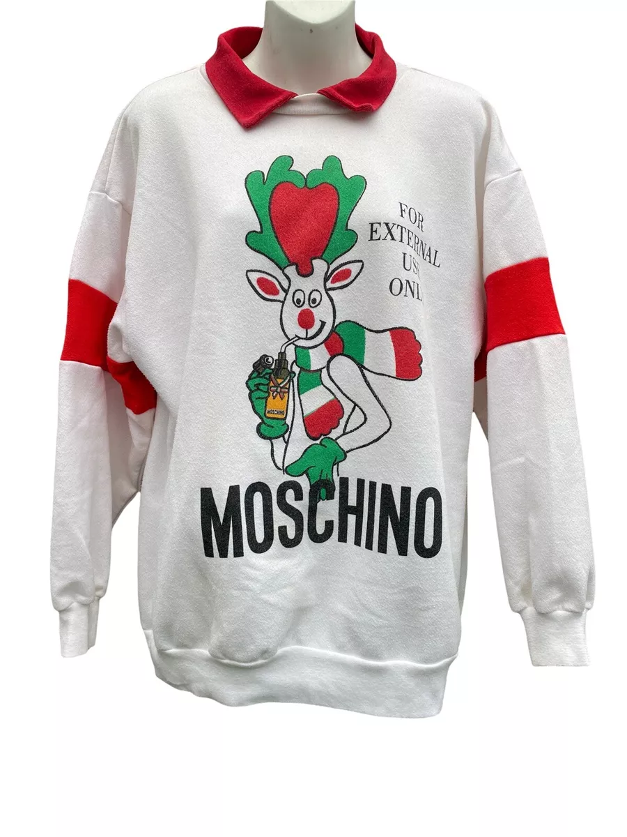 White moschino cheap jumper