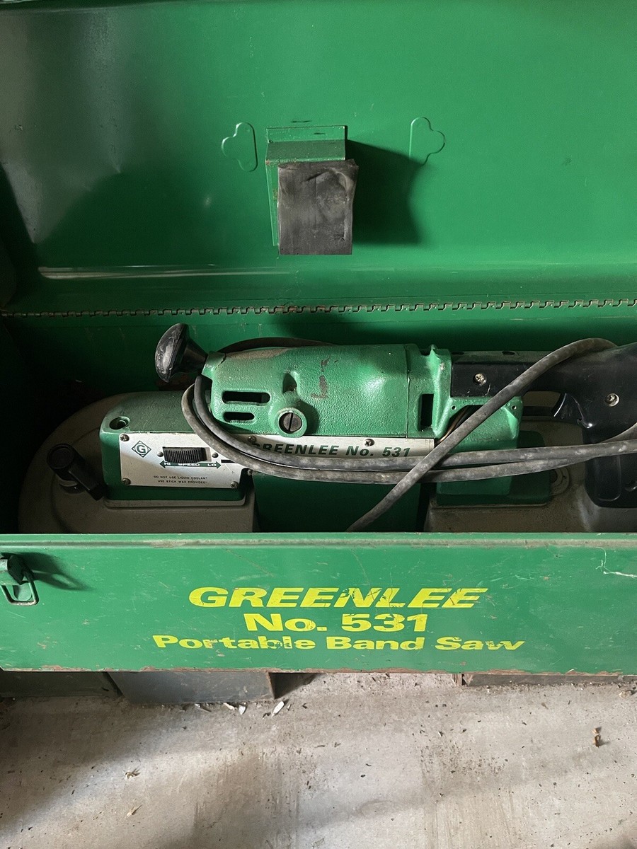 Greenlee Portable Bandsaw No. 531 Heavy Duty in Excellent