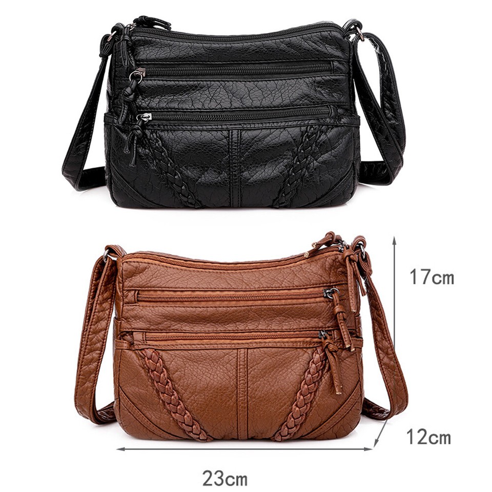 Women's Classic PU Shoulder Crossbody Bag main image 1