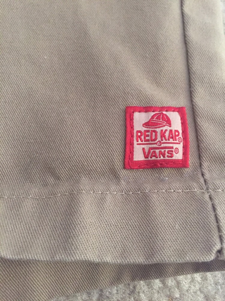vans red kap
