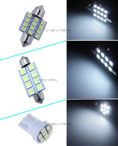 10x Super White 6K Car Interior LED Light Kit Package for 2015-2017 Kia Soul EV - Picture 5 of 12