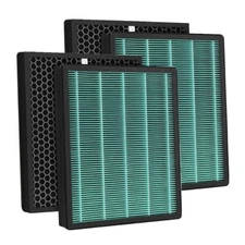 4 Pack HEPA 2-in-1 Filter for Coway Airmega 300 Smart Max 2 Air Purifier 3111635
