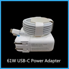 Genuine OEM 61W USB-C Power Adapter Charger For MacBook PRO 13"A1718 + Cable NEW
