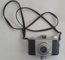 KODAK PONY 828 Film Camera with leather field case, flasholder, and manuals