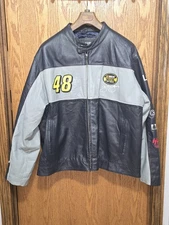 Wilsons Leather Chase Authentics Jimmie Johnson 48 Nextel Cup Leather Jacket 2XL