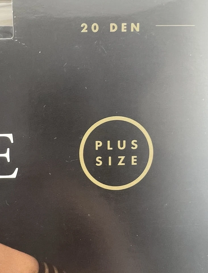 NOVAS meias Fiore costura preta transparente coxa alta tamanho XL microfibra transparente 20 denier - Imagem 4 de 4