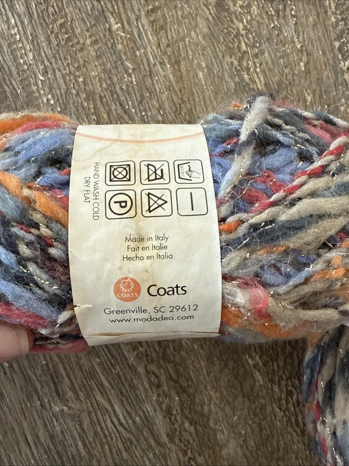 MODA DEA "CACHE" YARN - 50g Skein - "Rendezvous"- BULKY WOOL BLEND 3 Skeins - Image 3 of 4