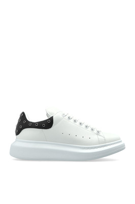 ALEXANDER MCQUEEN Oversized $890 Women's White/Silver Sneakers New & Authentic