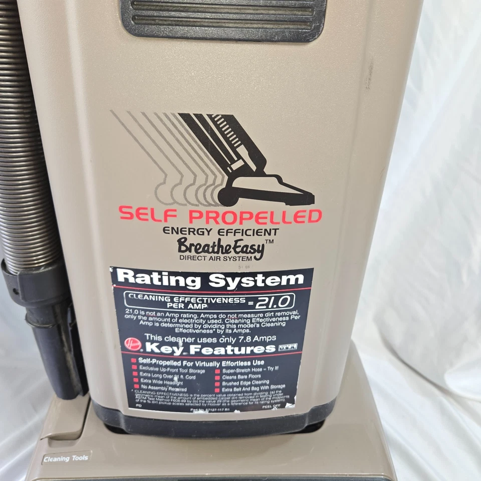 Hoover Power Drive Self Propelled Upright Vacuum New Belts & Bags U6311-930 - Image 4 of 4