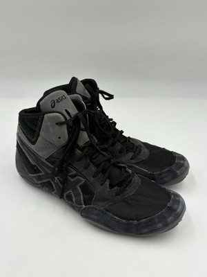 Asics Snapdown 2 Men's Size 10 Black Gray Wrestling Boxing Training Shoes J703Y