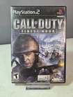 Call of Duty Finest Hour -Playstation 2 PS2 - CIB - Tested & Working
