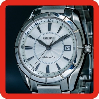 [N-MINT] SEIKO Presage 4R35-00D0 Round Silver Dial Automatic Date Automatic Men