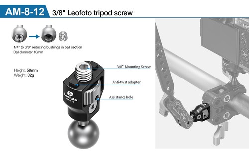 Leofoto AM-8 Professional Magic Arm Kit - Bild 34 von 36