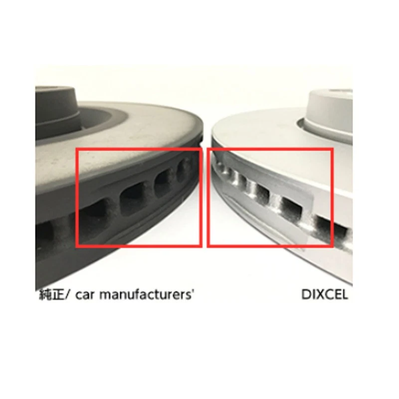 Juego de rotor de disco de freno trasero Jpn Dixcel para Mercedes-Benz W123 300TD Wagon Foto 2 de 4
