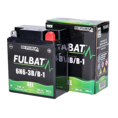 Batterie Gel 6N6-3B-1 6 V 6Ah Pour Yamaha XT 500 1976-1985 - Photo 1/2