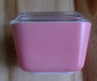 Vintage Pyrex Pink Flamingo Refrigerator Dish 501 1 No Lid Made In USA  1 Cup