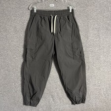 Vuori Women's Size Medium Gray High Waisted Birch Jogger Cargo Pants