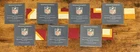 Lot of Brian Mitchell Washington Redskins Game Used Worn Jersey Patches NFL