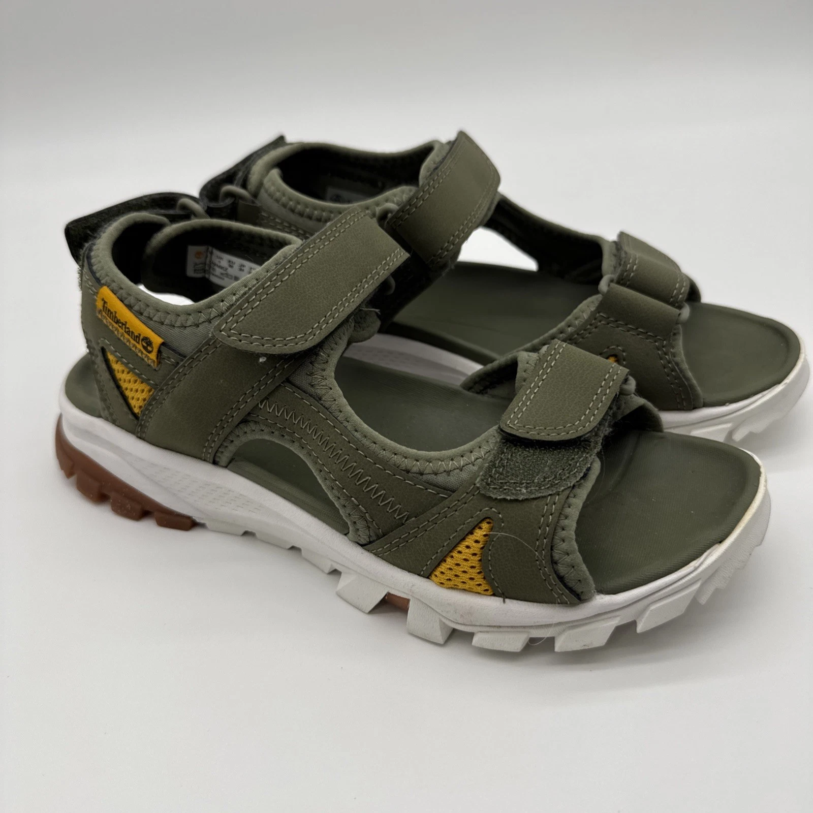 Scarpe Timberland donna 7 US 38 EU Lincoln Peak sandalo cinturino pelle verde scuro