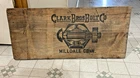 VINTAGE WOOD SIGN CLARK BROS BOLT CO SIGN MILLDALE CONNECTICUT  BOLT  SIGN