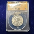 1943-S Walking Liberty Half Dollar BU