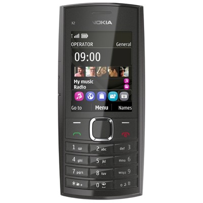 Original Cheap Nokia X2-02 Dual Sim FM Radio Bluetooth MP3 2MP