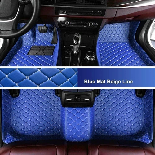 Alfombrillas coche cuero impermeables de lujo para Peugeot 5008, 508 forro automático - Imagen 4 de 44