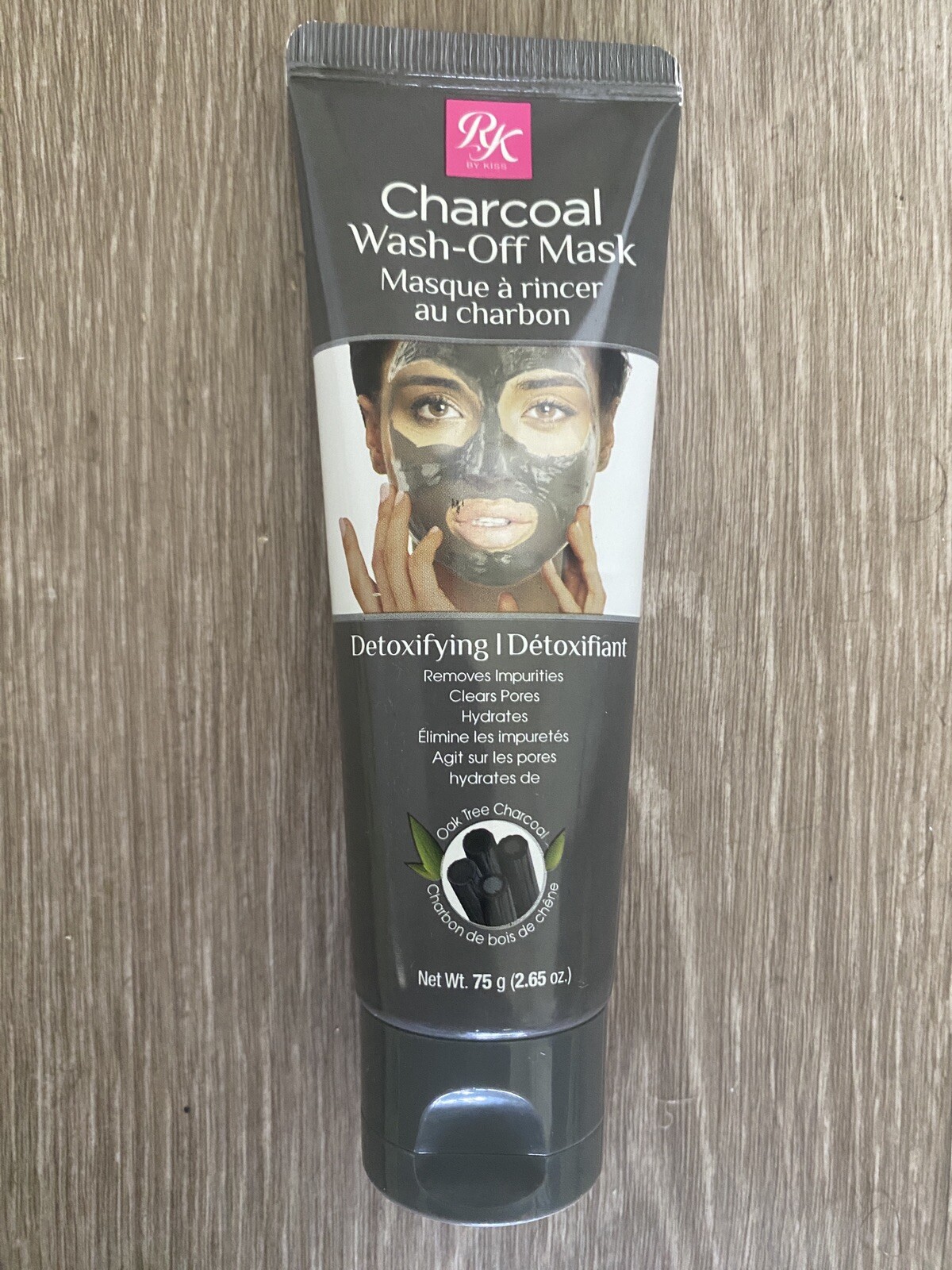 RK By Kiss CHARCOAL WASH OFF MASK 2.65oz TUBE NEW💫