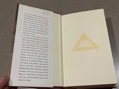 The Border Trilogy by Cormac McCarthy (1st Everyman’s Library Edition 1st Pr HC - Picture 10 of 13
