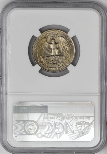 1977 Washington Quarter 25c MS67+ NGC 945353-49 - Picture 2 of 4