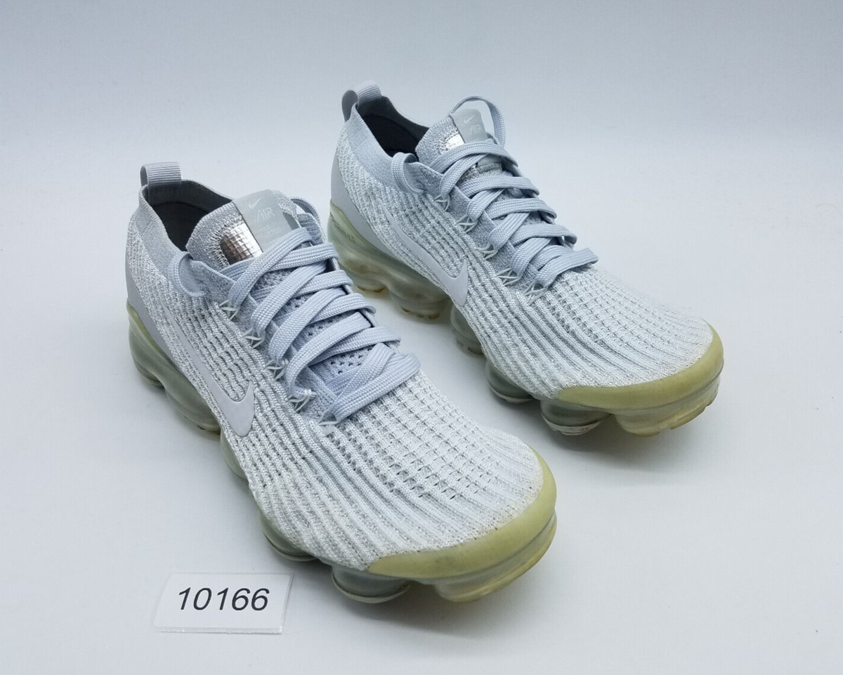 Nike Air Vapormax Flyknit 3 Womens Size 8 Running Shoes Pure