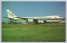 Postcard EVERGREEN INTERNATIONAL AIRLINES Boeing N478EV MSN 21033 Roissy Airport