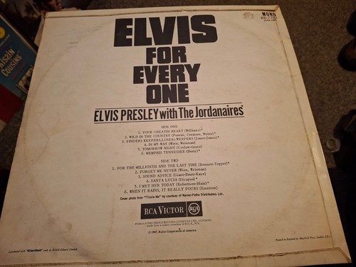 Elvis Presley - Elvis für alle - seltene UK RCA Victor Red Spot LP 1965 - Bild 3 von 13