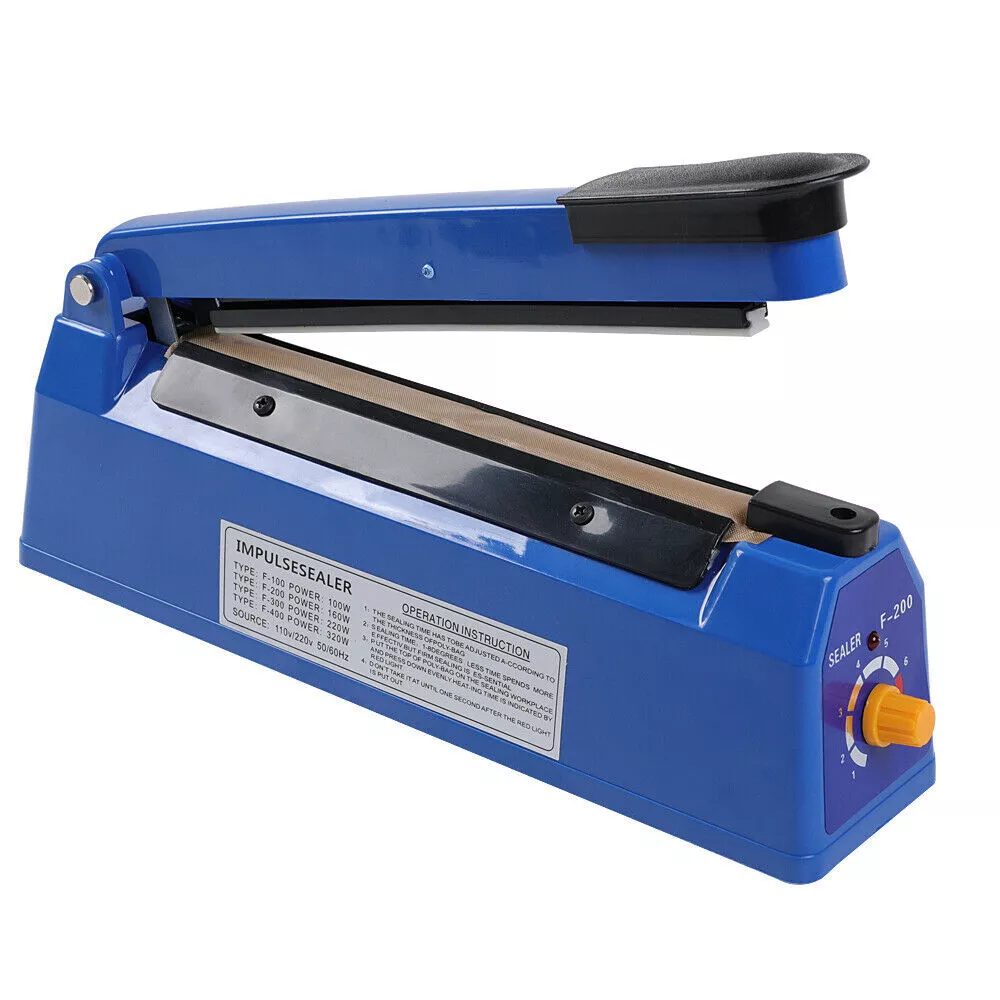 Impulse Sealer Heat Plastic Sealer Bag Poly Tubing Packaging
