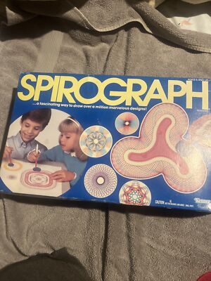 Vintage 1986 Kenner Spirograph Complete Set Plus Some Extra Pieces