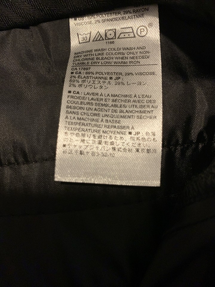 Banana Republic Factory Ryan Women’s Size 6 Black Straight Mid Rise