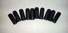 7/16" ID Round Flexible Black Vinyl (rubber) End Cap /Tubing Rod Cover 1/2" Pipe
