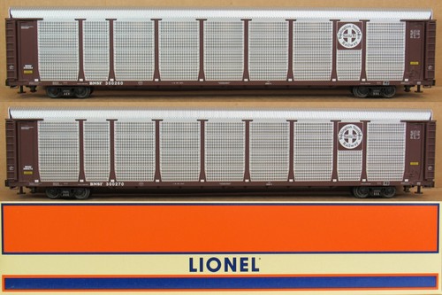 Lionel 19393 BNSF Auto Carrier 2-PACK O-Gauge LNIB *