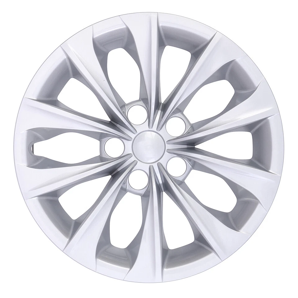16 inch 1PC Silver Hubcaps Rim Wheel Covers for 2015 2016 2017 2018 Toyota Camry - Image 2 of 4